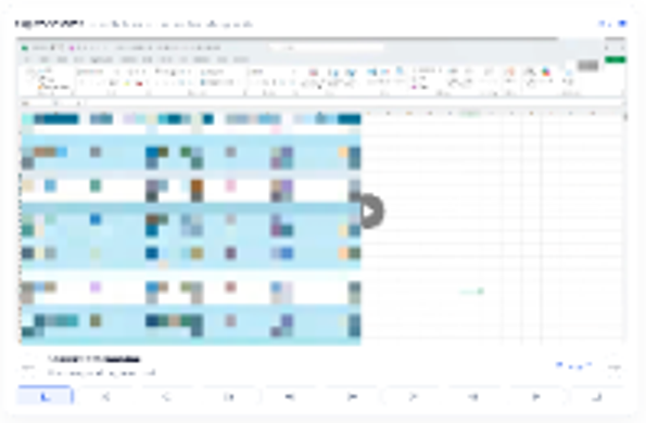 Original spreadsheet-like collections interface