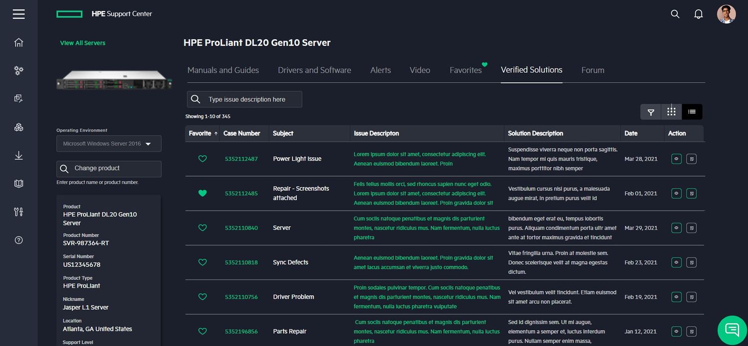 Documents — Verified Solutions, list view.